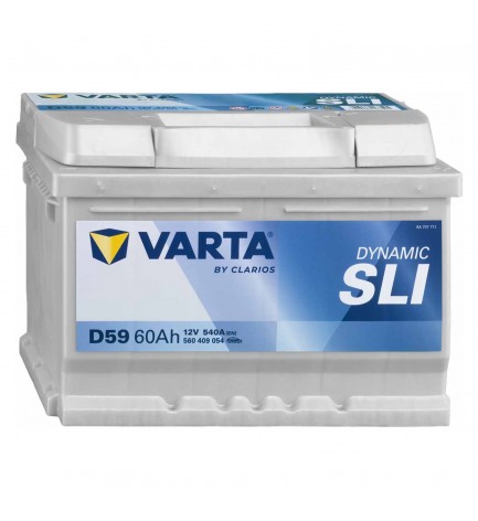 Batteria Auto Varta Dynamic SLI 560 409 054 - 540A 60 AH (D59)