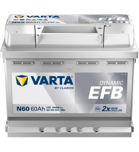Batteria auto VARTA BLUE DYNAMIC EFB N60 60AH 640A