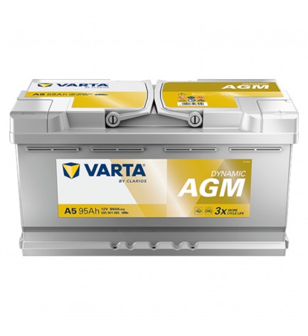 Batteria Auto VARTA SILVER DYNAMIC AGM 95AH 850A (A5) Start&Stop 
