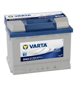 Batteria Auto Varta 60AH (D43) BLUE DYNAMIC 560 127 054 - 540A