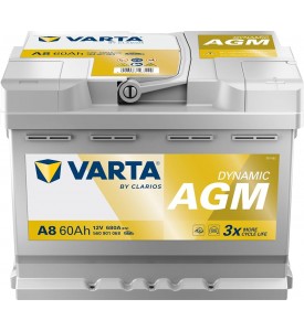 Batteria Auto Varta SILVER DYNAMIC 560 901 068 - AGM 60H 680A START–STOP