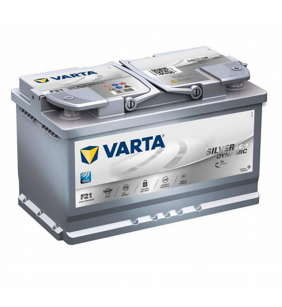 Batteria Auto VARTA SILVER DYNAMIC AGM 80AH 800A