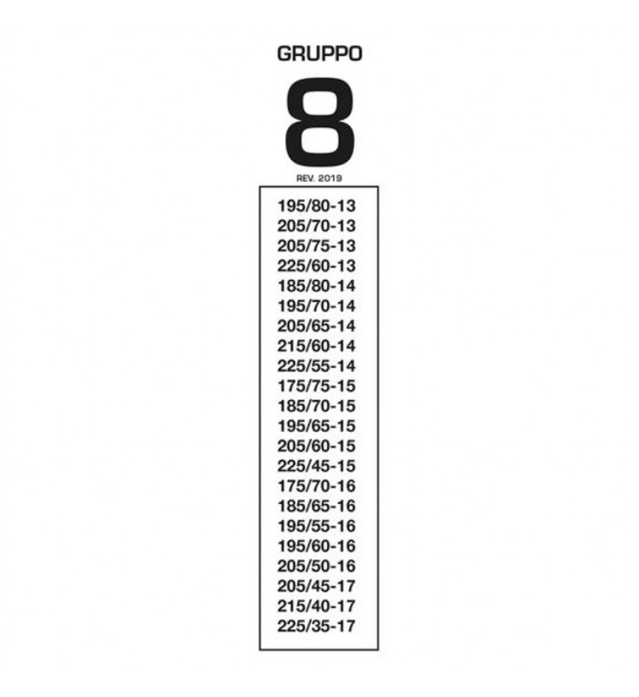 Catene da neve omologate - Cora Grip Tech 9mm - Gruppo 13 - 18'' - 225/60  R18, 235/