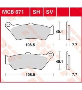 Pastiglie freno APRILIA - BMW - DUCATI - KTM - MOTO GUZZI - MOTO MORINI - YAMAHA