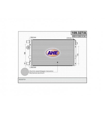 Radiatore FIAT Seicento 